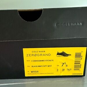 Women’s Cole Haan Zerogrand Black and White Knit Sneakers